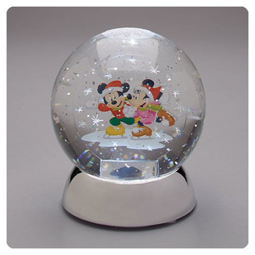Disney Mickey Mouse and Minnie Mouse Waterdazzler Snow Globe